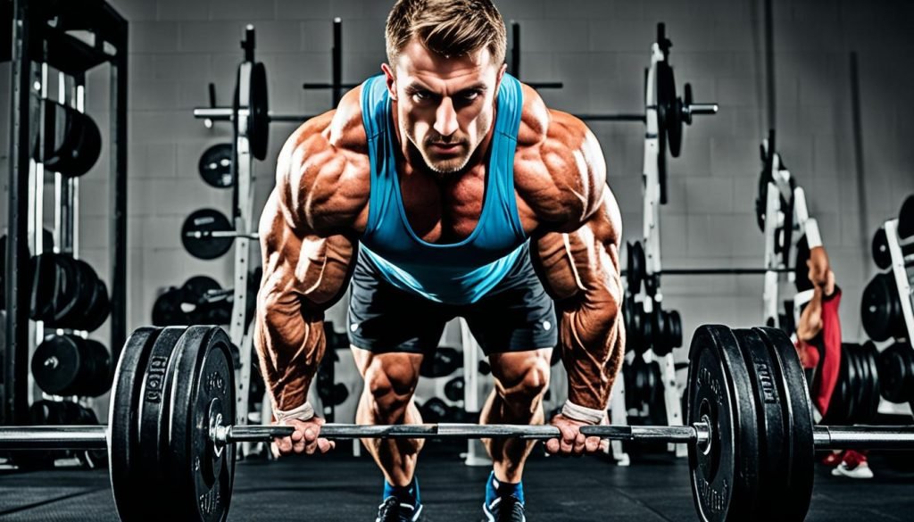 barbell bent-over rows